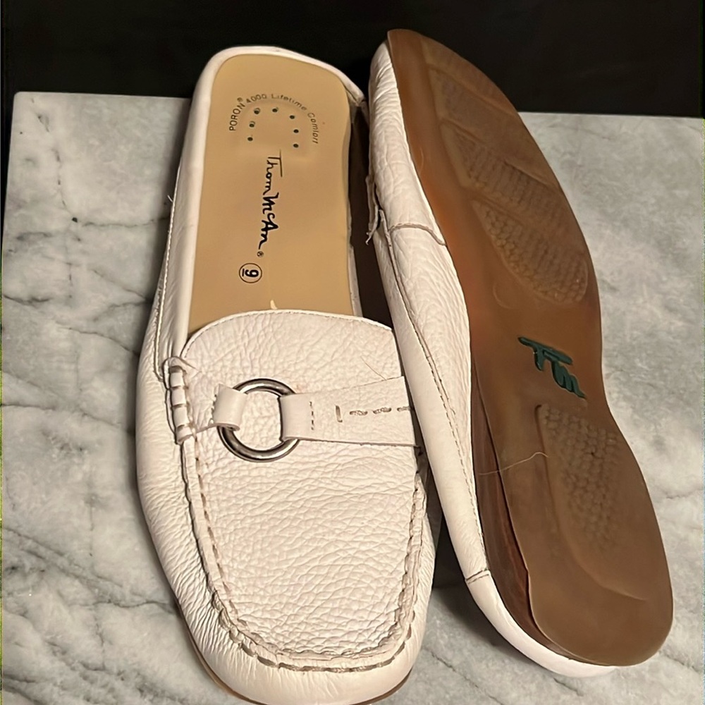 Thom McAn Leather Mules